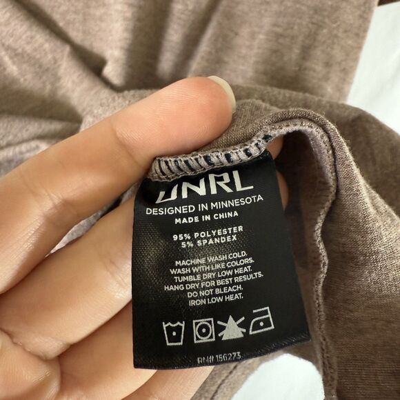 UNRL Shirt Men's XL Brown Casual Tee Scheels Exclusive Short Sleeve Crewneck - Picture 5 of 10